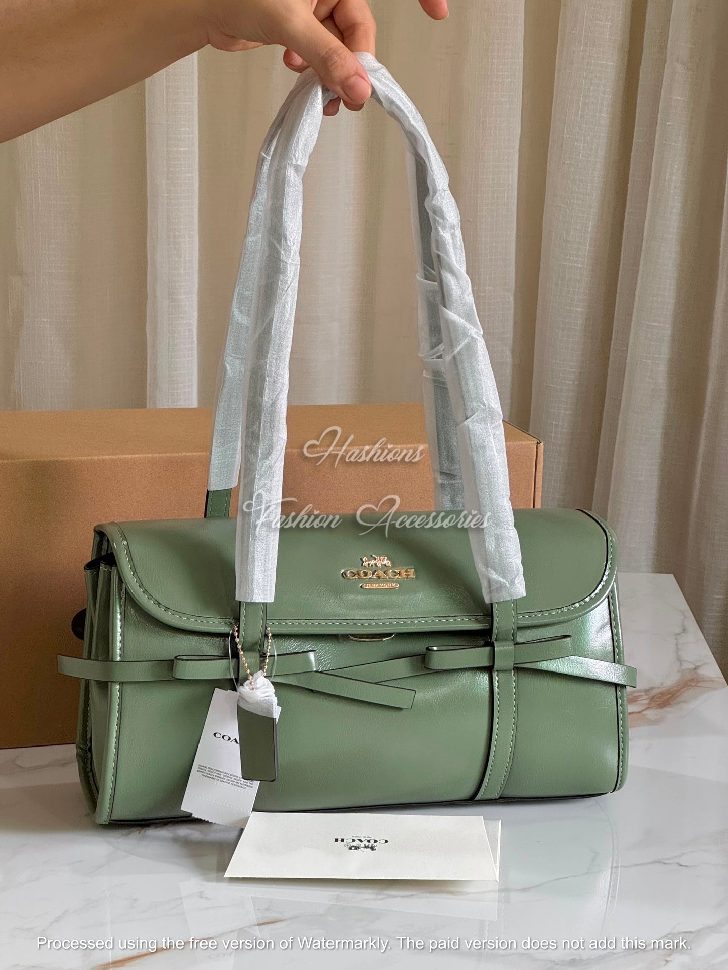 Bow Flap Shoulder Bag