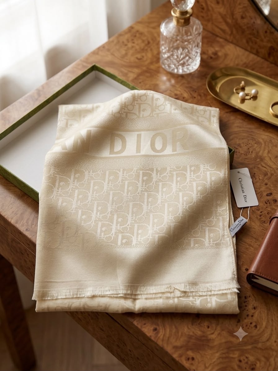 Monogram Silk Scarf