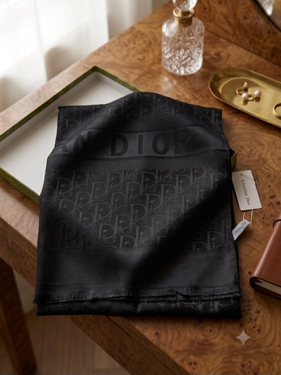Monogram Silk Scarf