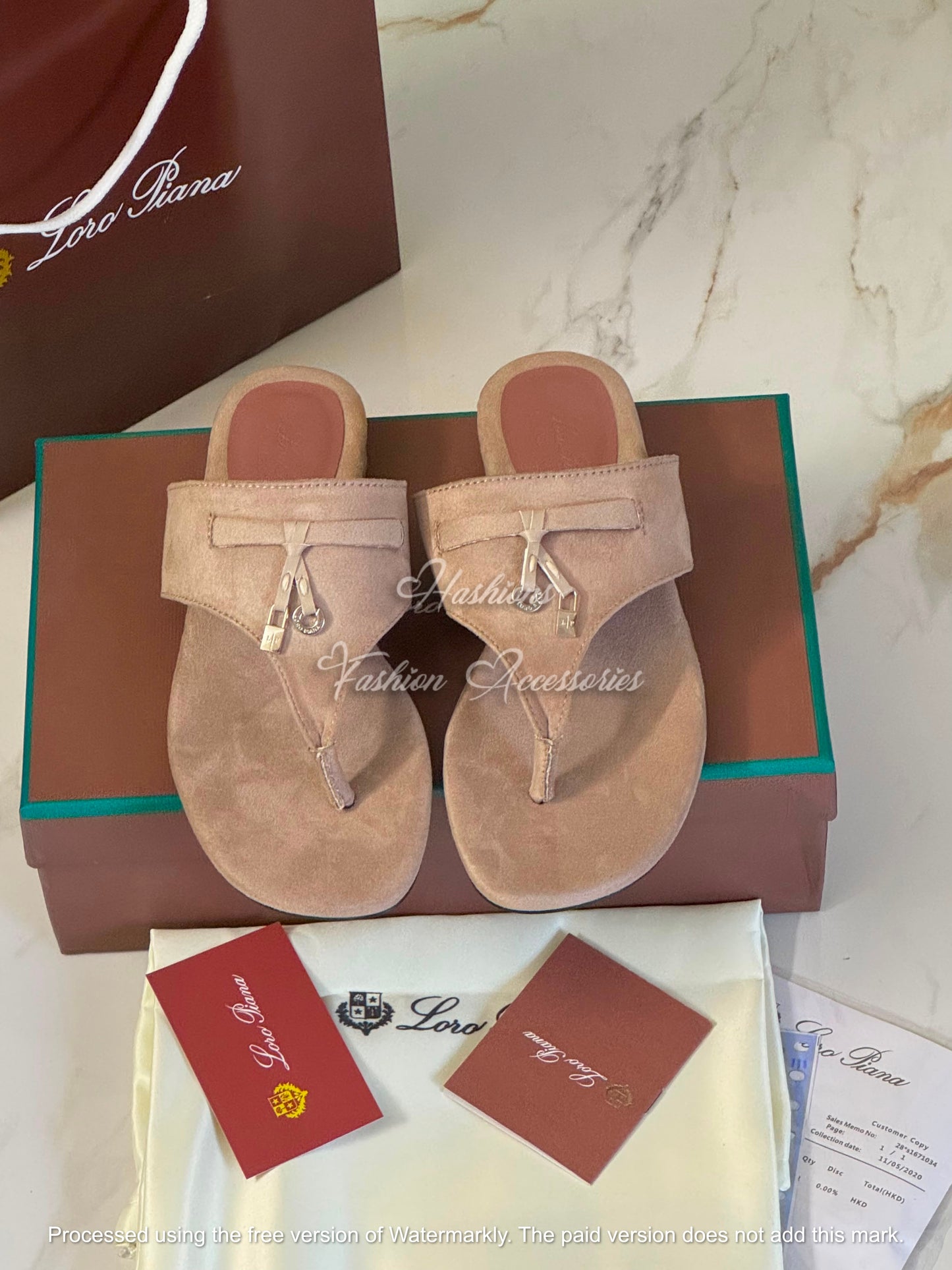 Lock Charm Flats