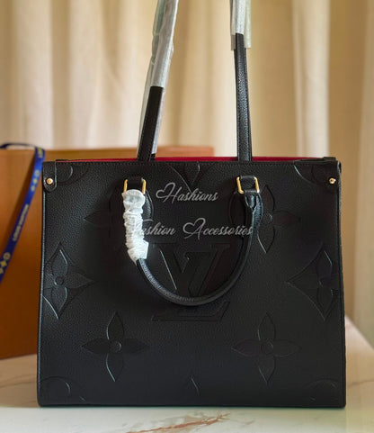 Embossed Medium Tote Bag