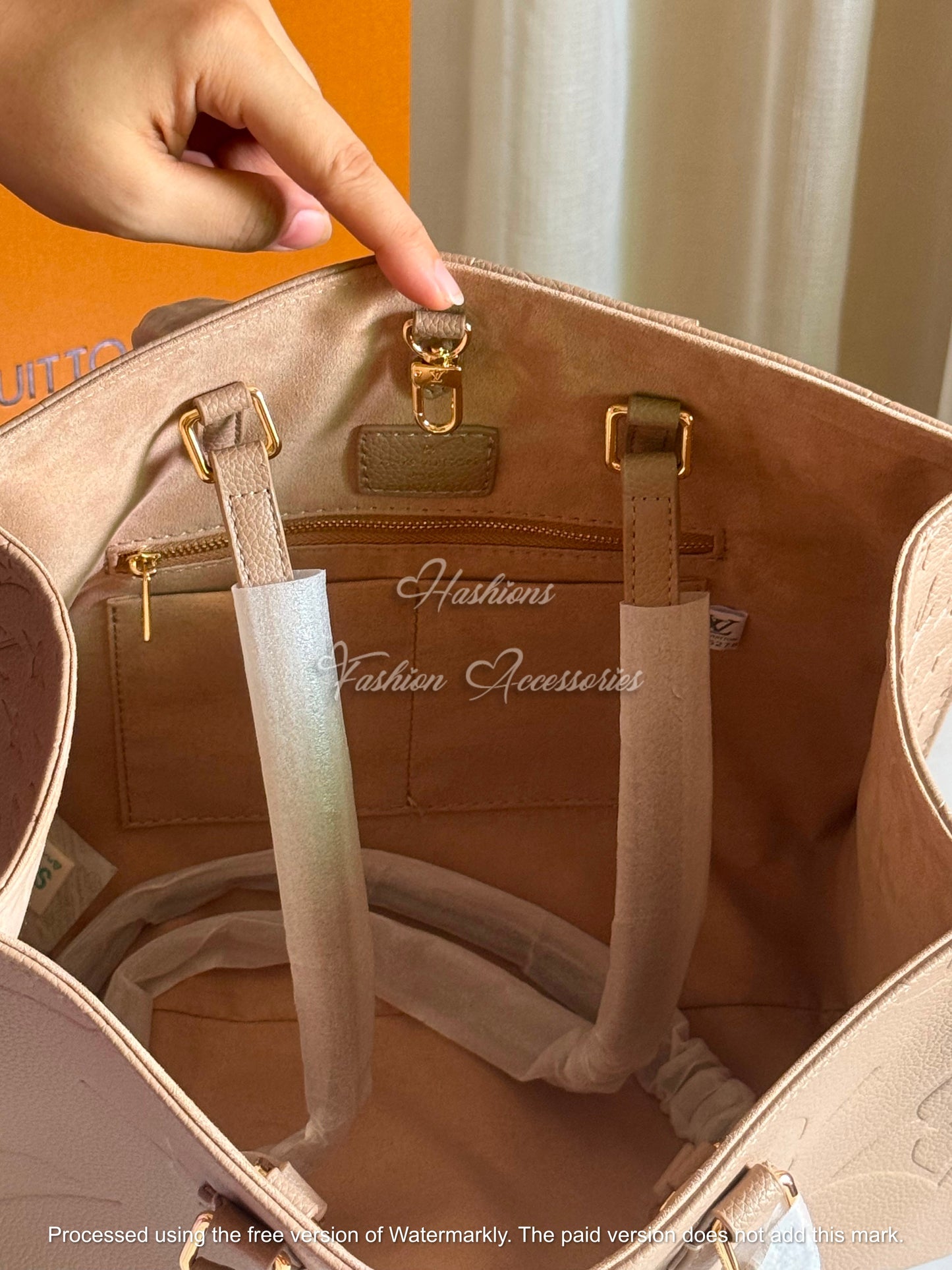Embossed Medium Tote Bag