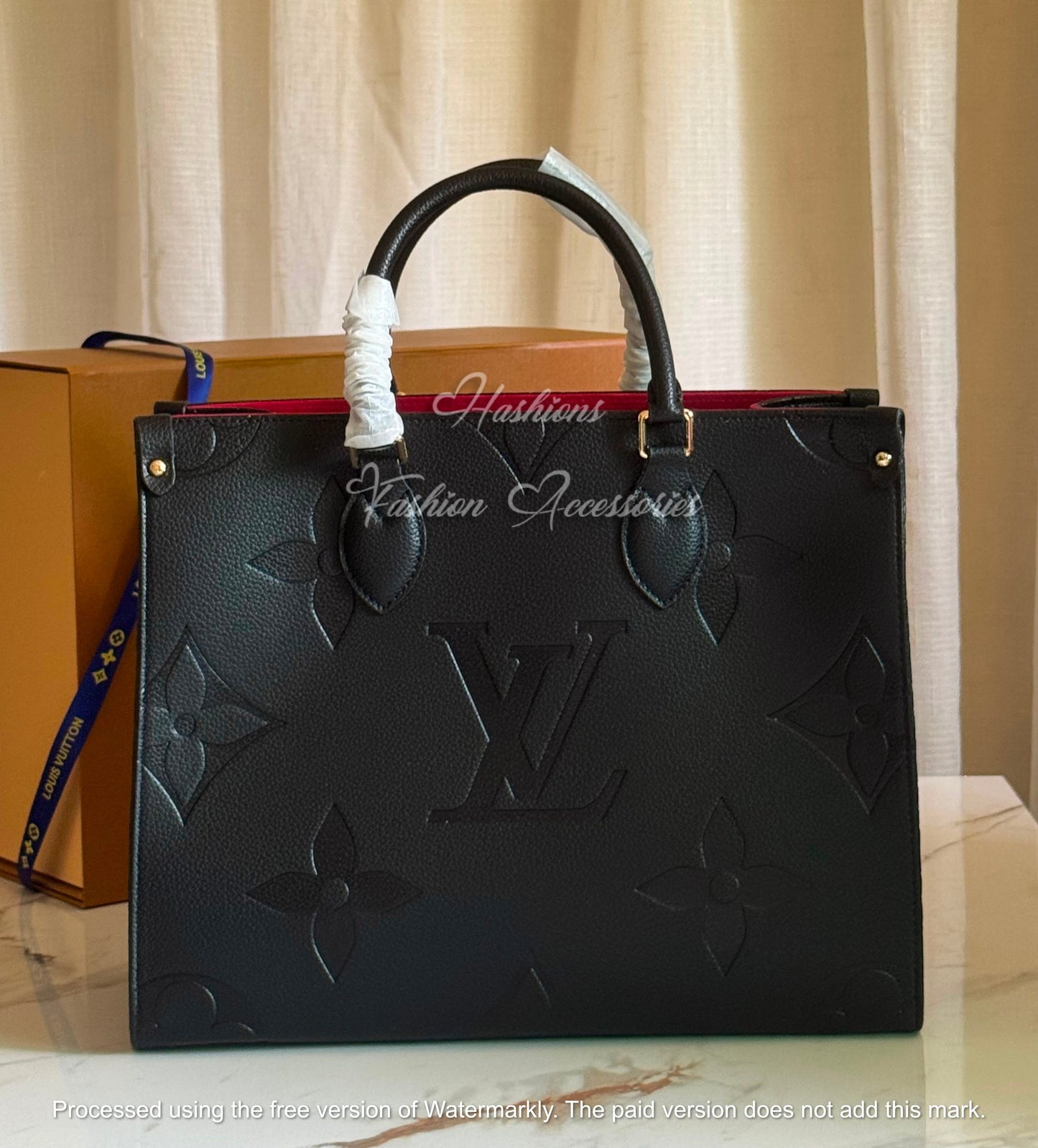 Embossed Medium Tote Bag