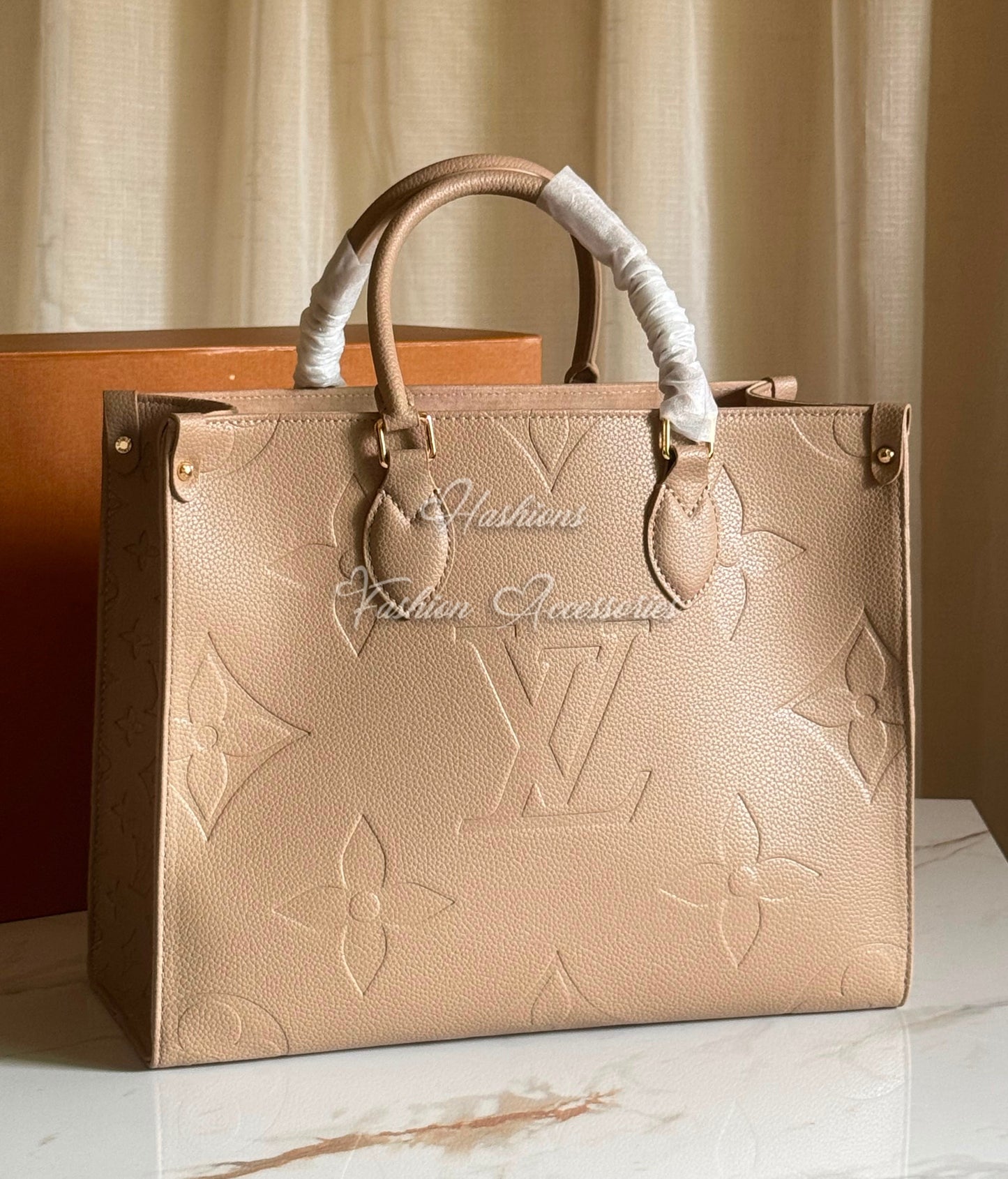 Embossed Medium Tote Bag