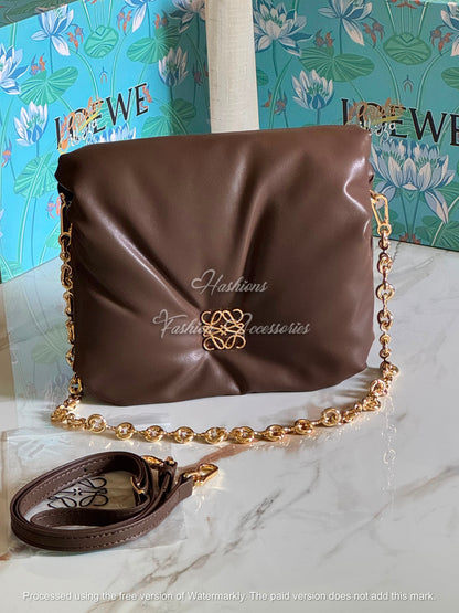 Ruched Chain Bag