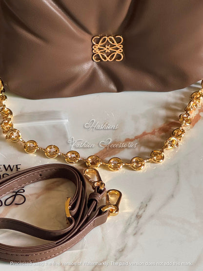 Ruched Chain Bag