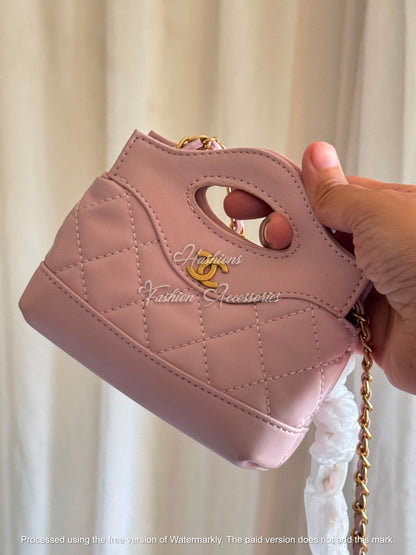 Quilted Mini Wallet Bag