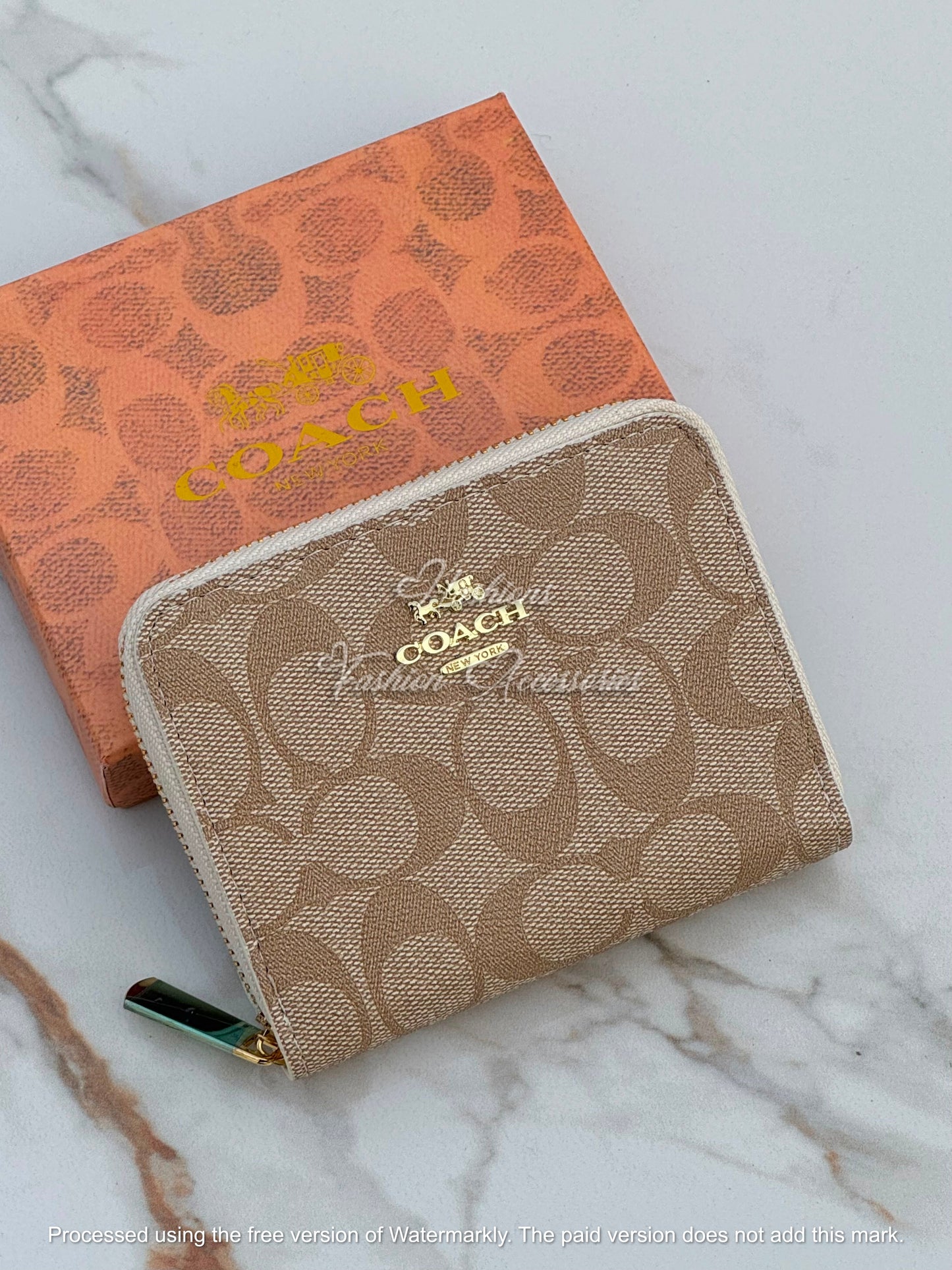 Monogram Zip Wallet