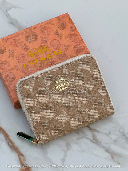 Monogram Zip Wallet