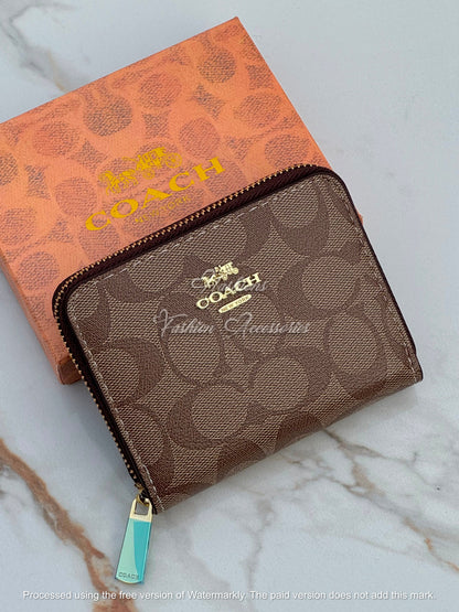 Monogram Zip Wallet