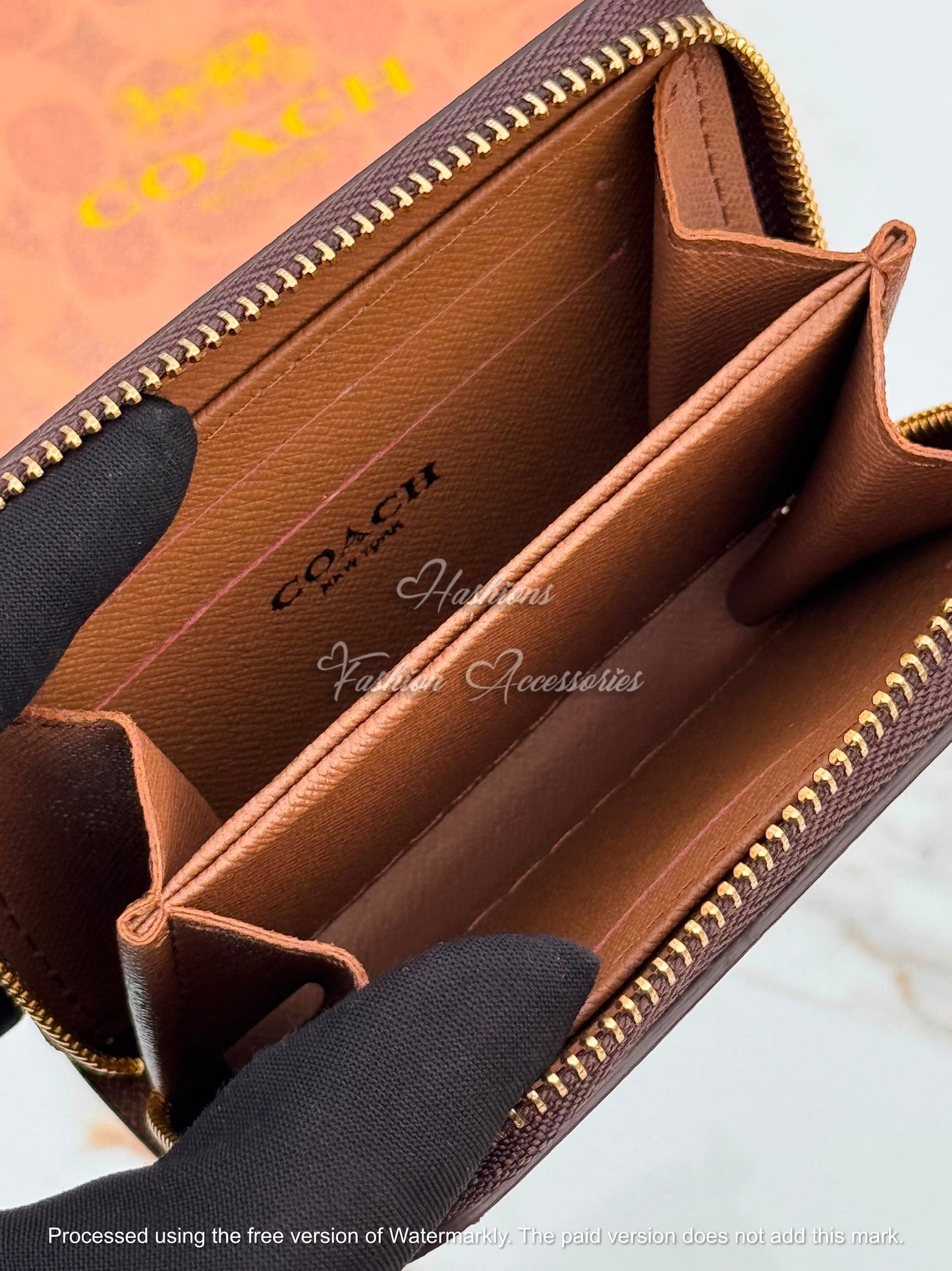Monogram Zip Wallet