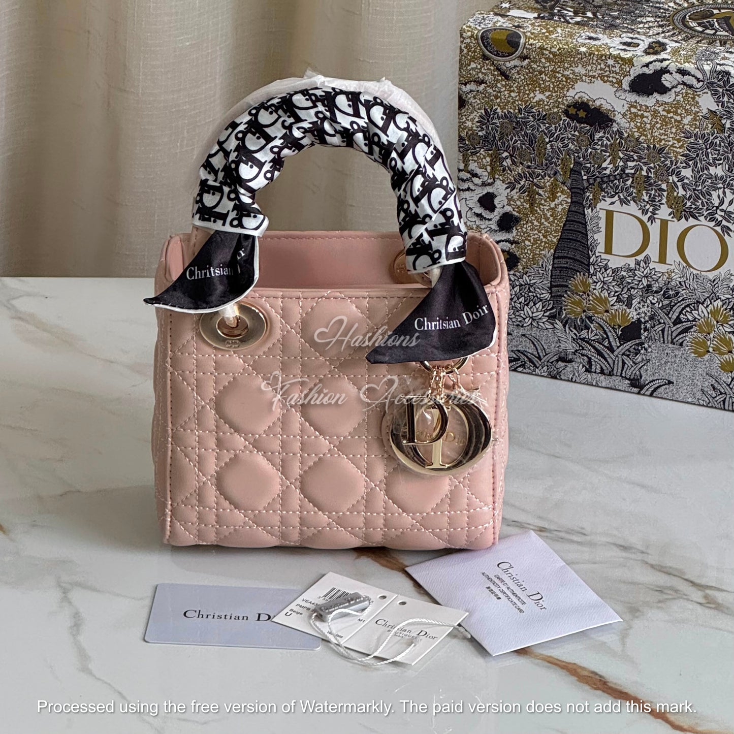 Quilted Mini Charm Bag