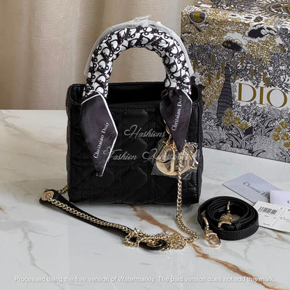 Quilted Mini Charm Bag