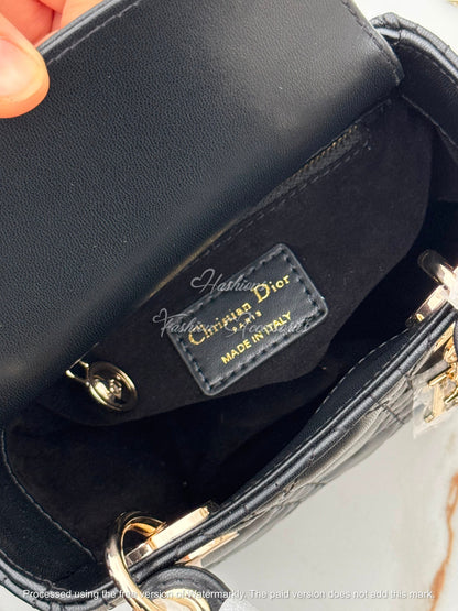 Quilted Mini Charm Bag