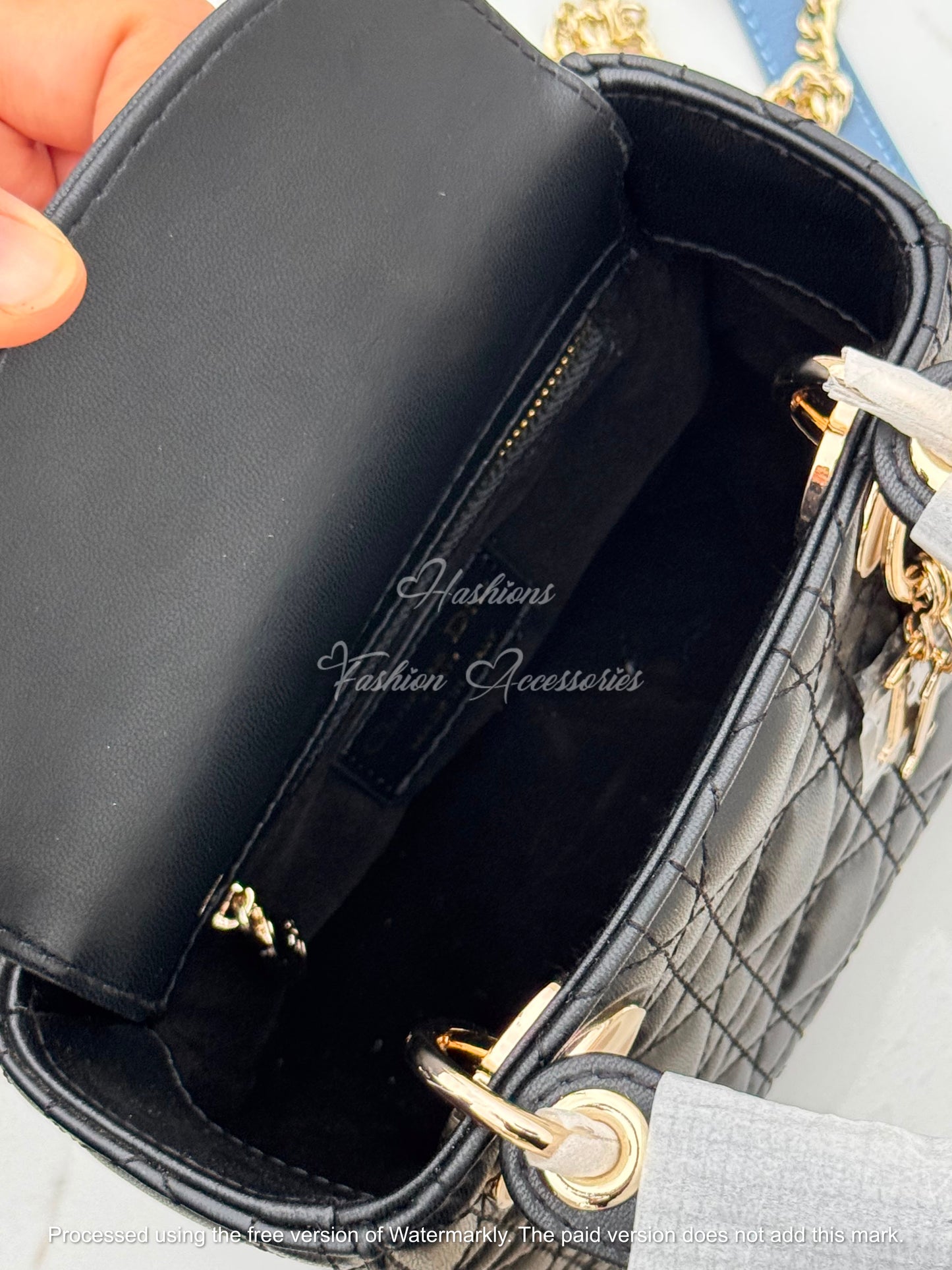Quilted Mini Charm Bag