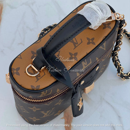Brown Vanity Crossbody Bag