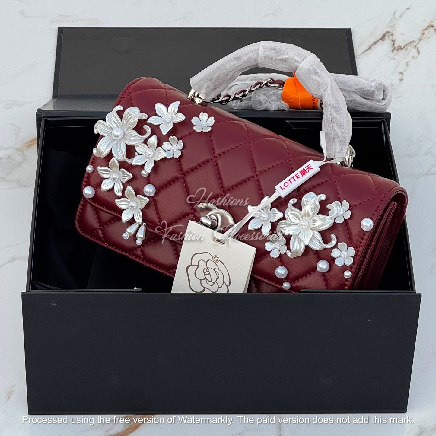 Pearl Floral Quilted Bag