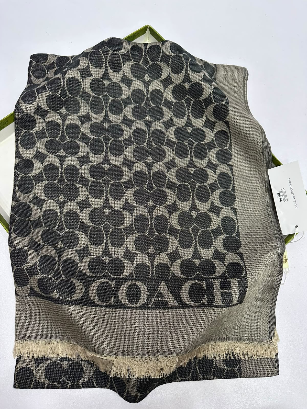 Monogram Pashmina Scarf