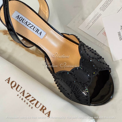 Crystal Slingback Heels