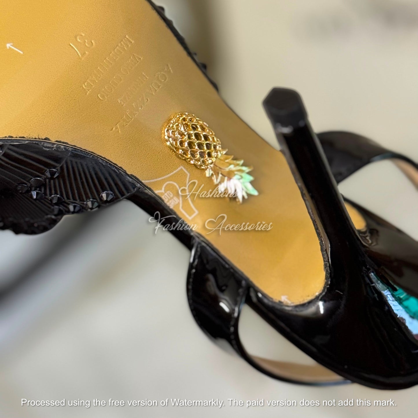 Crystal Slingback Heels