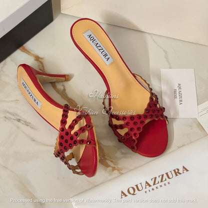 Crystal Cutout Heels