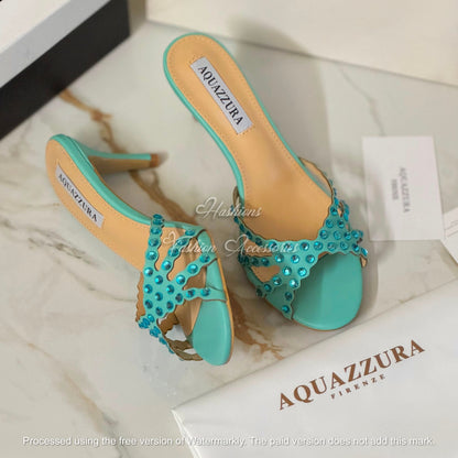 Crystal Cutout Heels