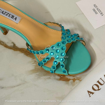 Crystal Cutout Heels