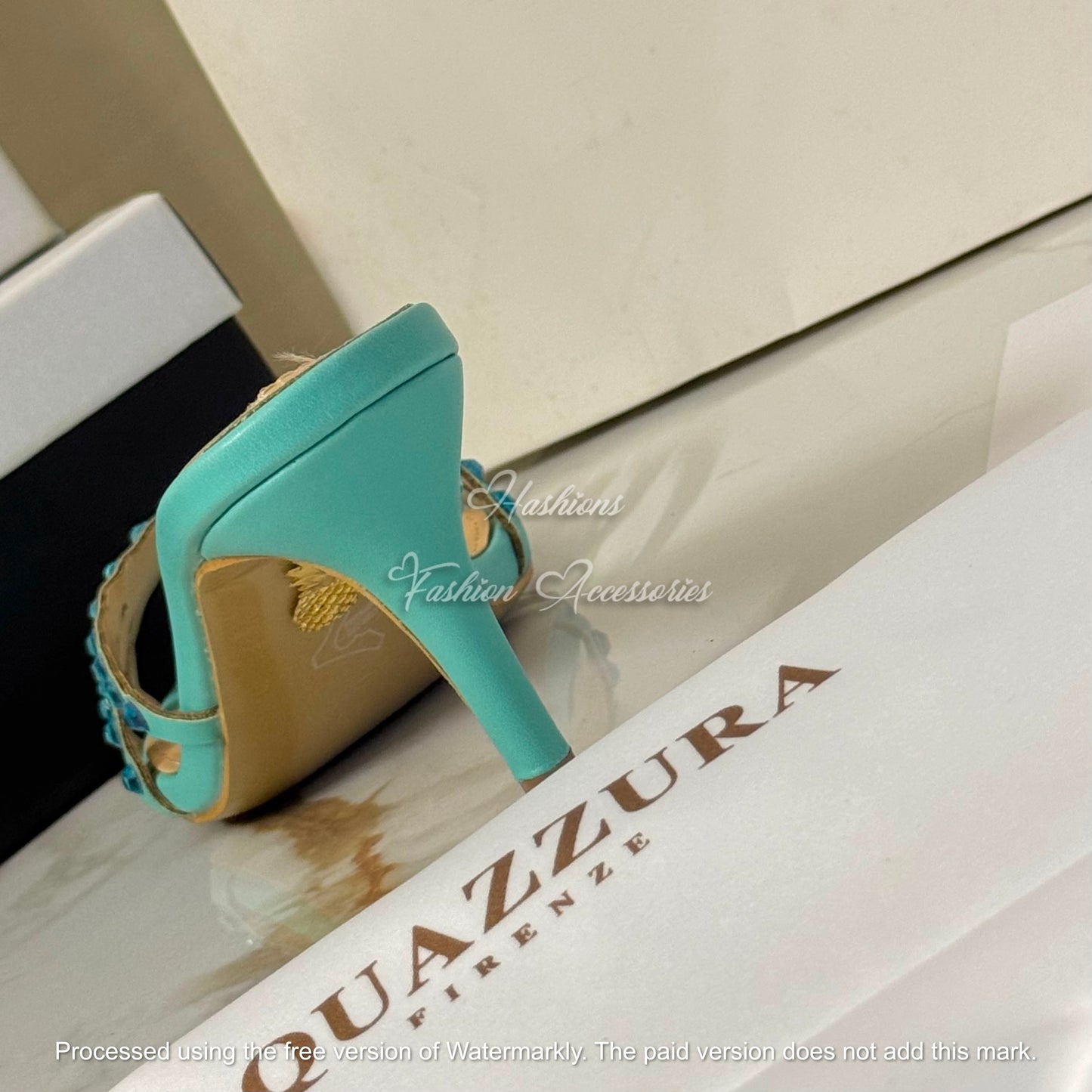 Crystal Cutout Heels
