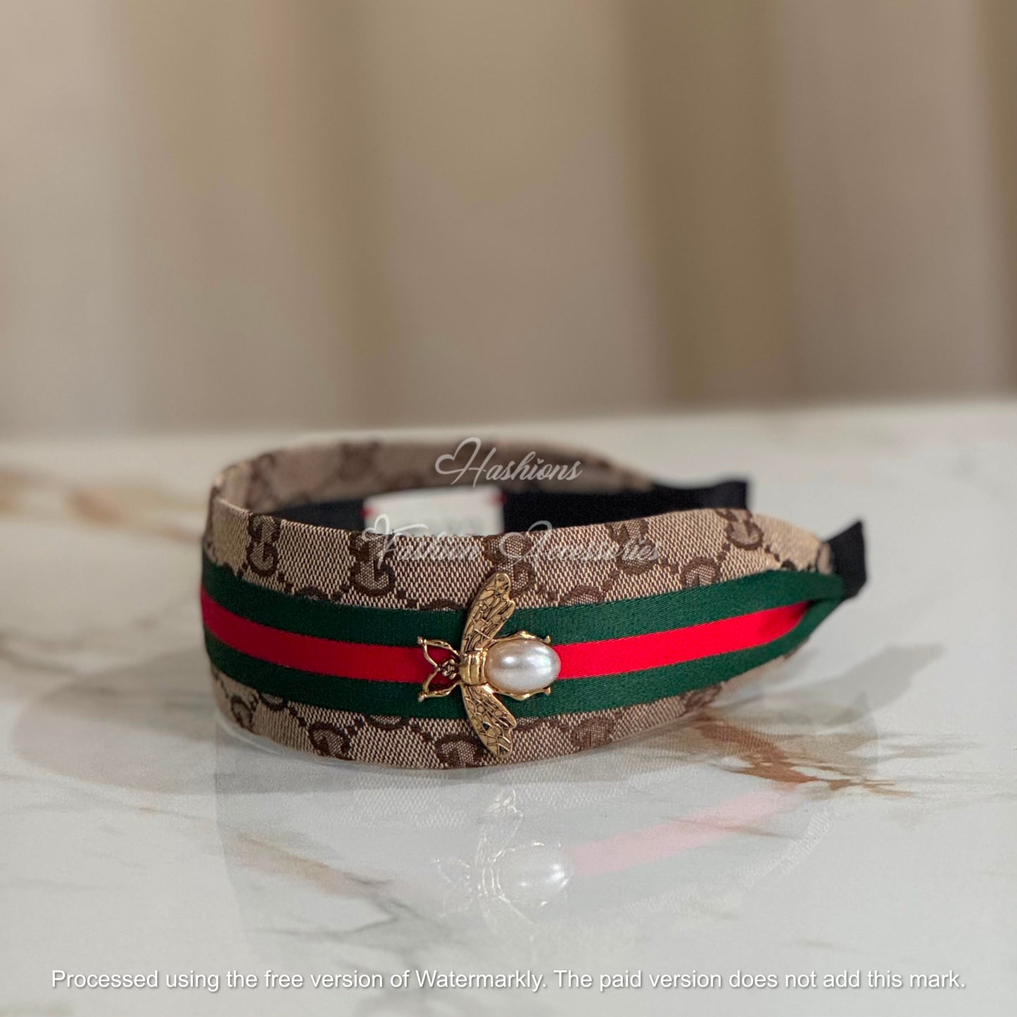 Striped Embellished Headband
