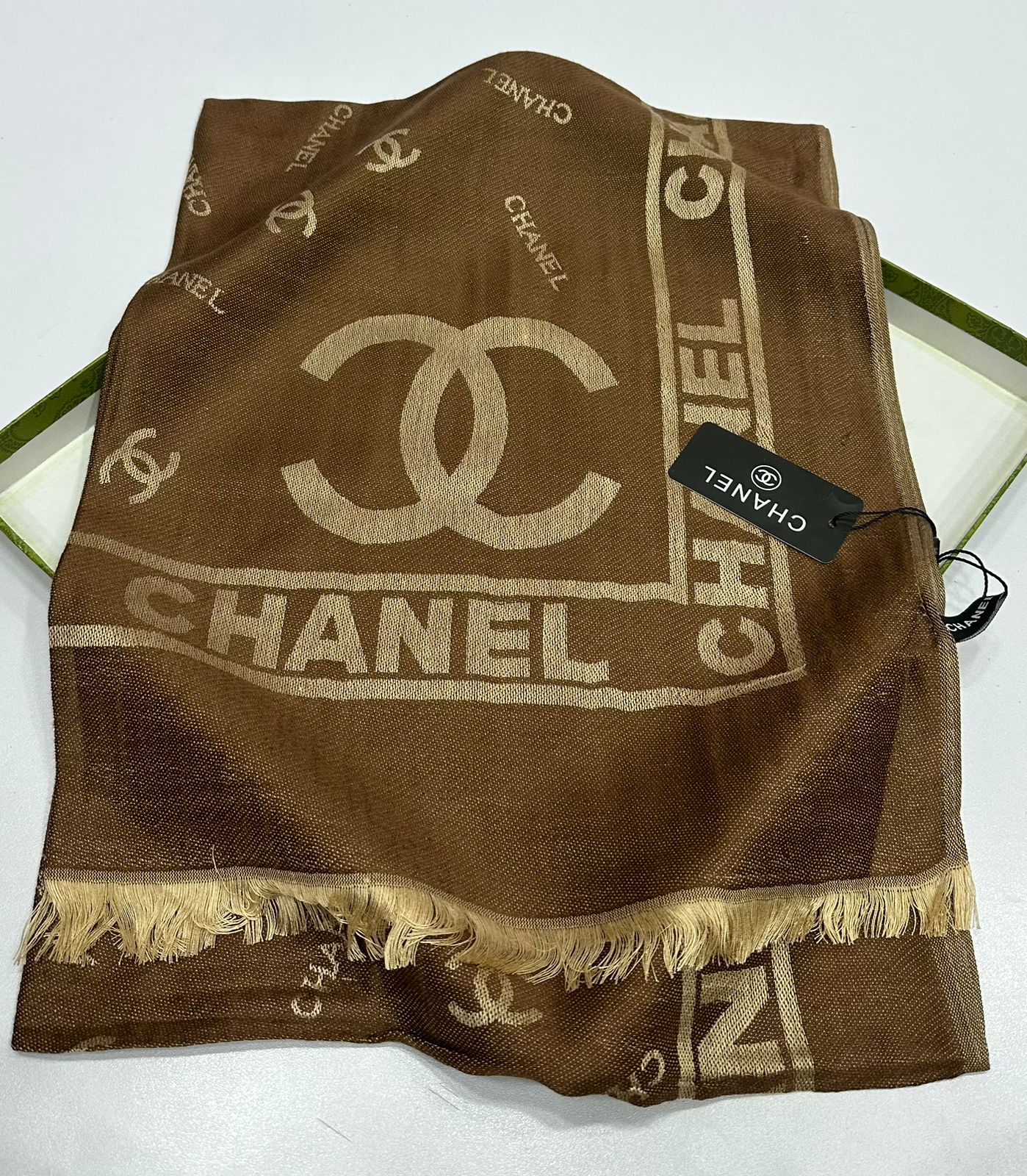 Patterned Pashmina Scarf