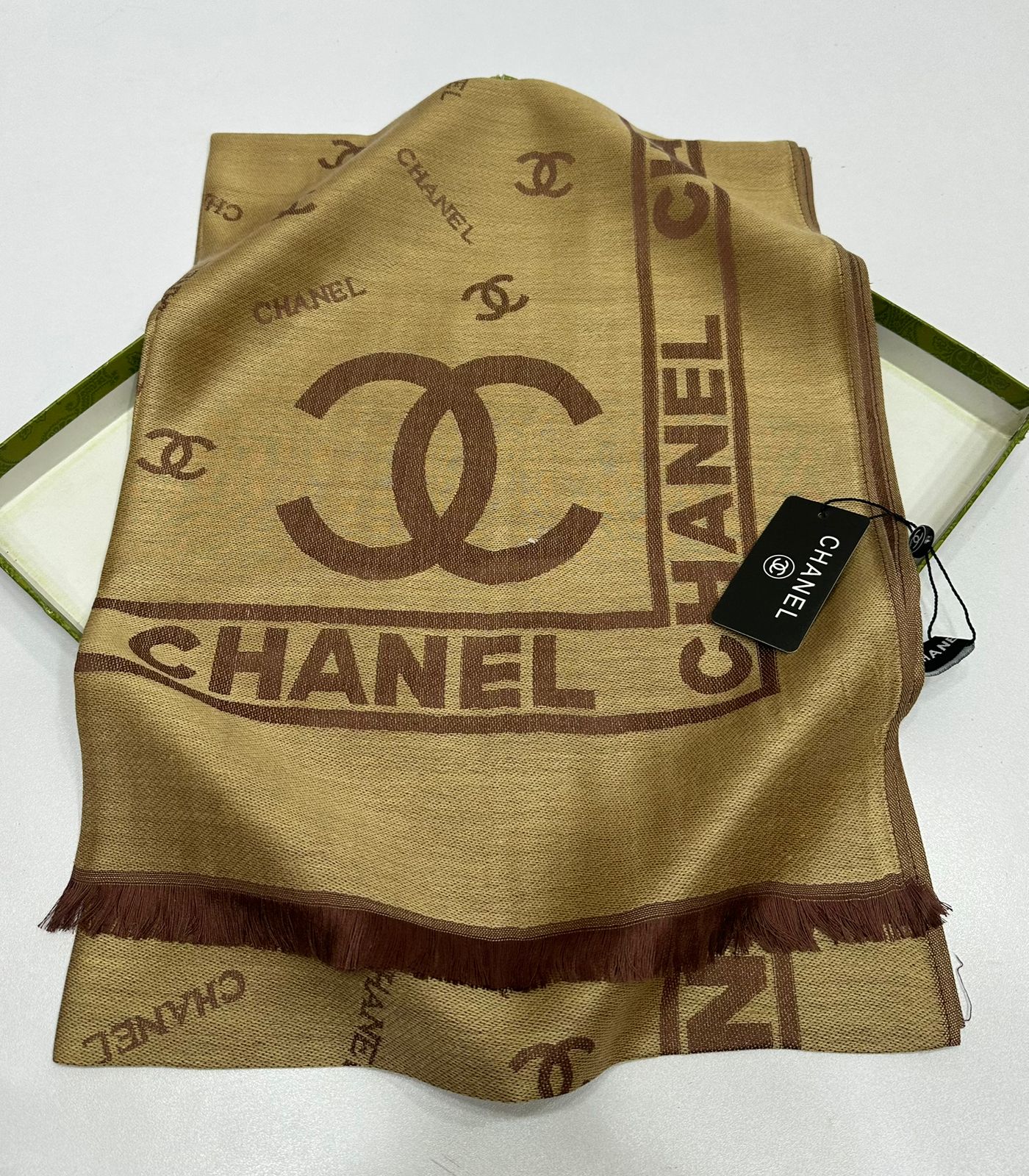 Patterned Pashmina Scarf