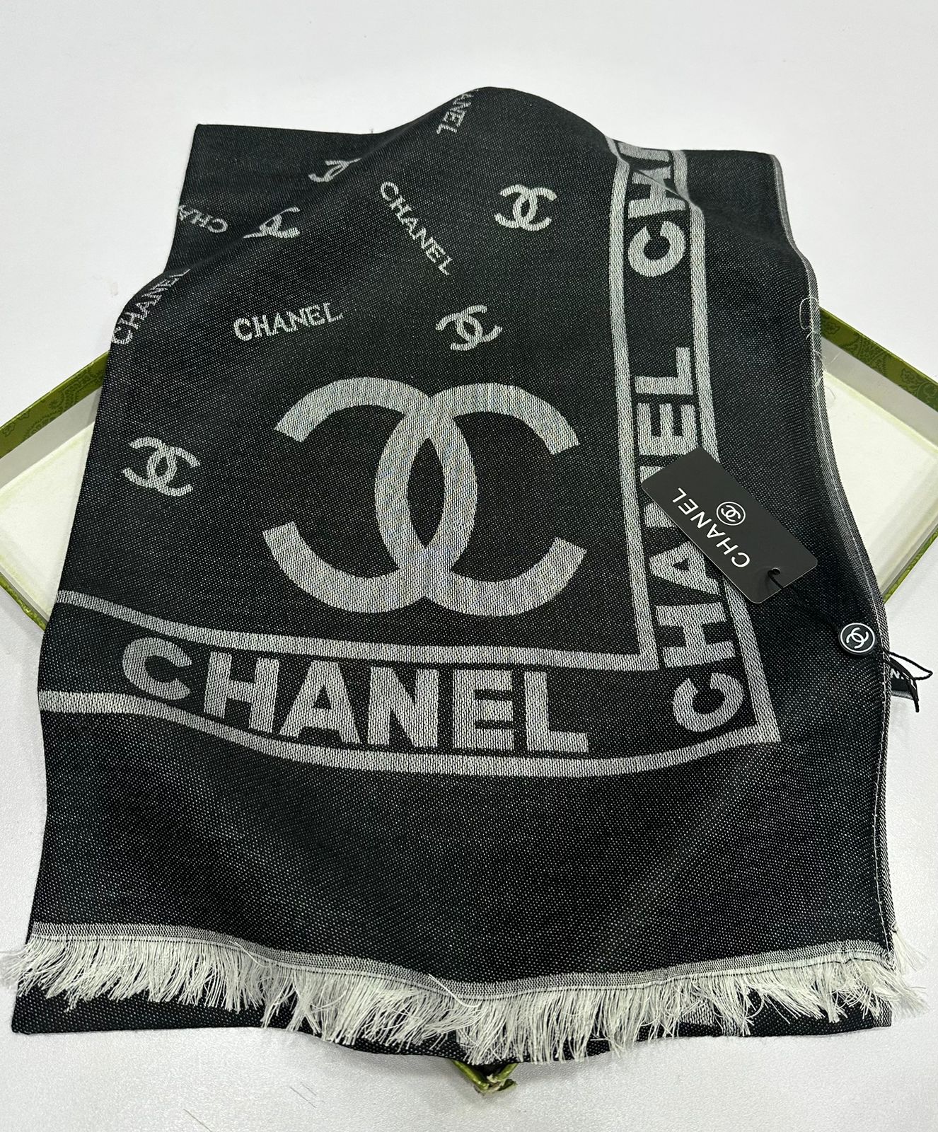 Patterned Pashmina Scarf