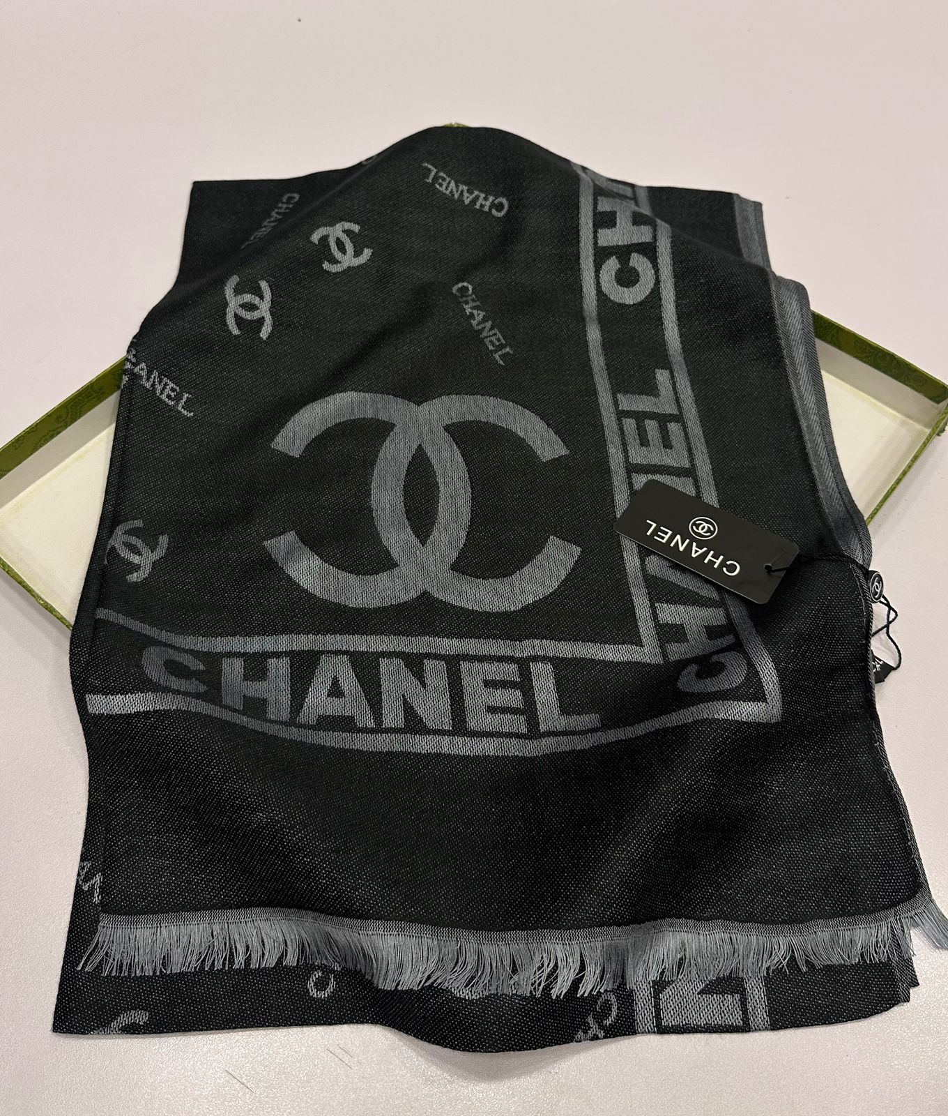 Patterned Pashmina Scarf