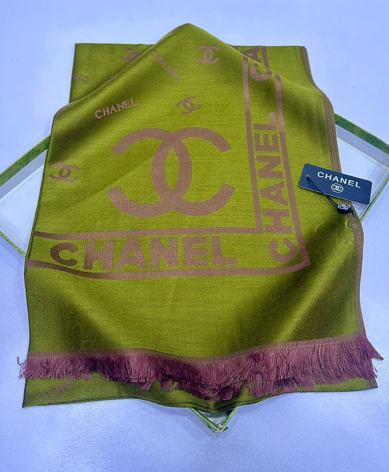 Patterned Pashmina Scarf