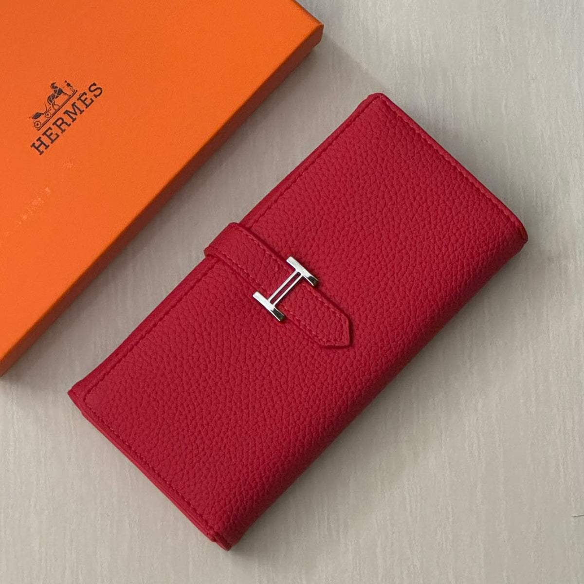 Textured Long Wallet