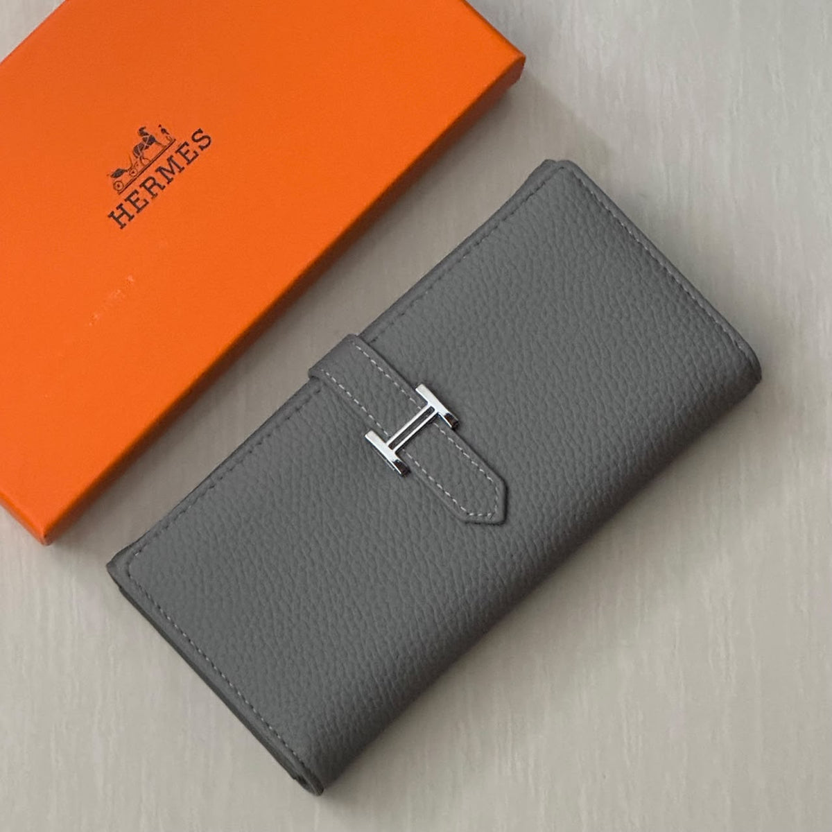 Textured Long Wallet