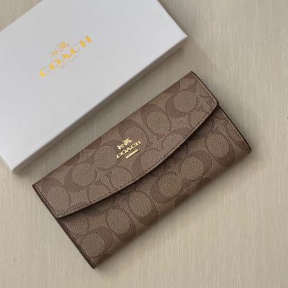 Monogram Flap Long Wallet