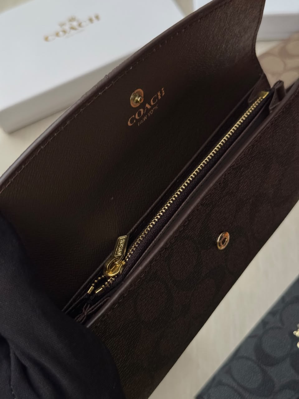 Monogram Flap Long Wallet