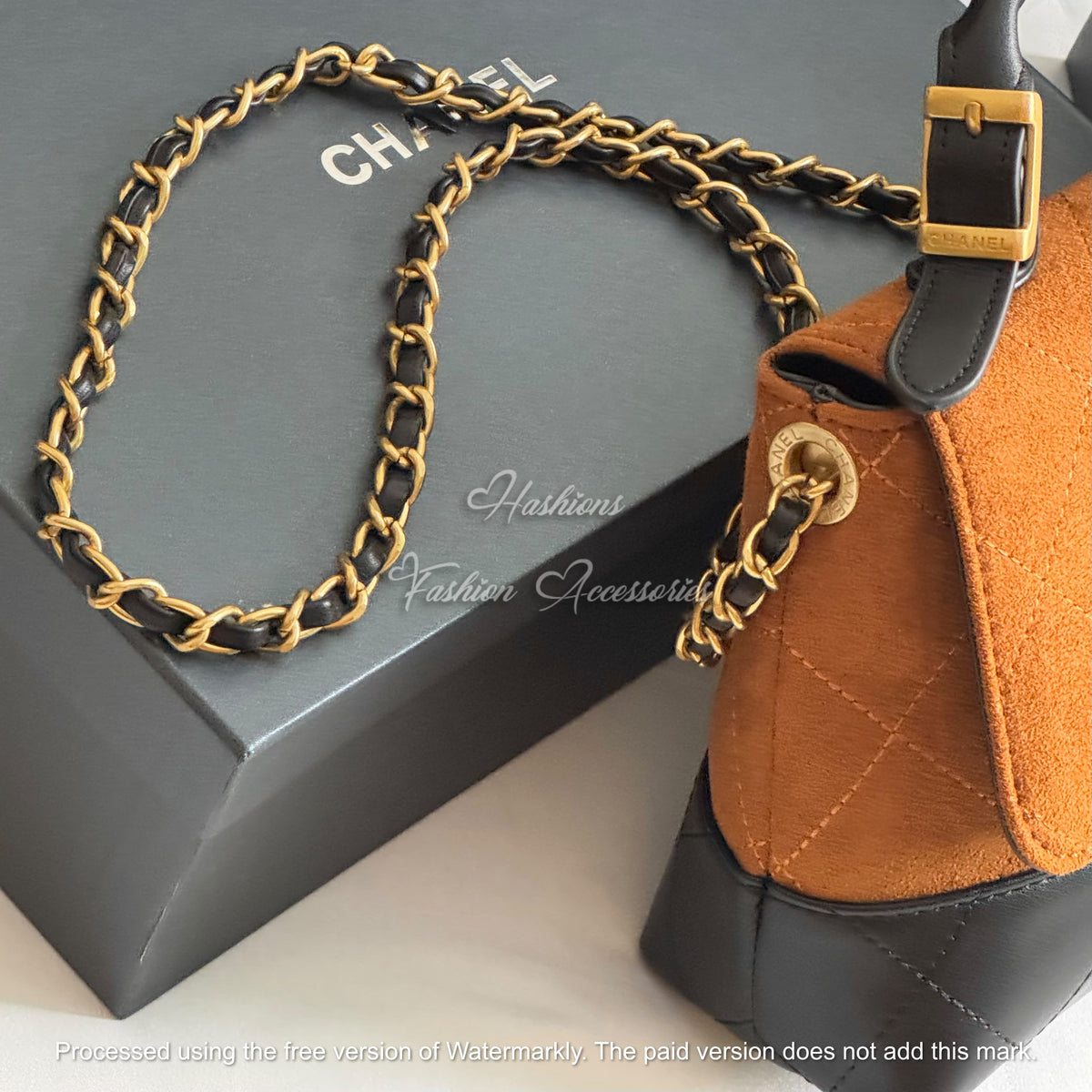Quilted Suede Top Handle Bag