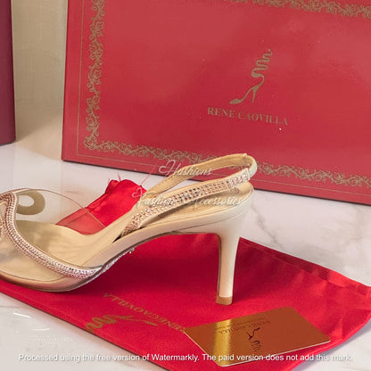 Crystal Bow Heels
