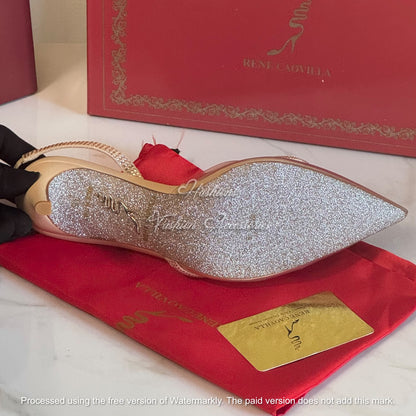 Crystal Bow Heels