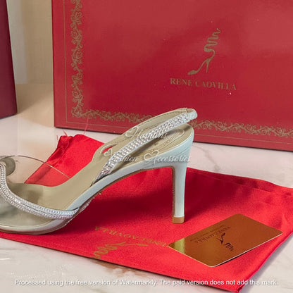 Crystal Bow Heels
