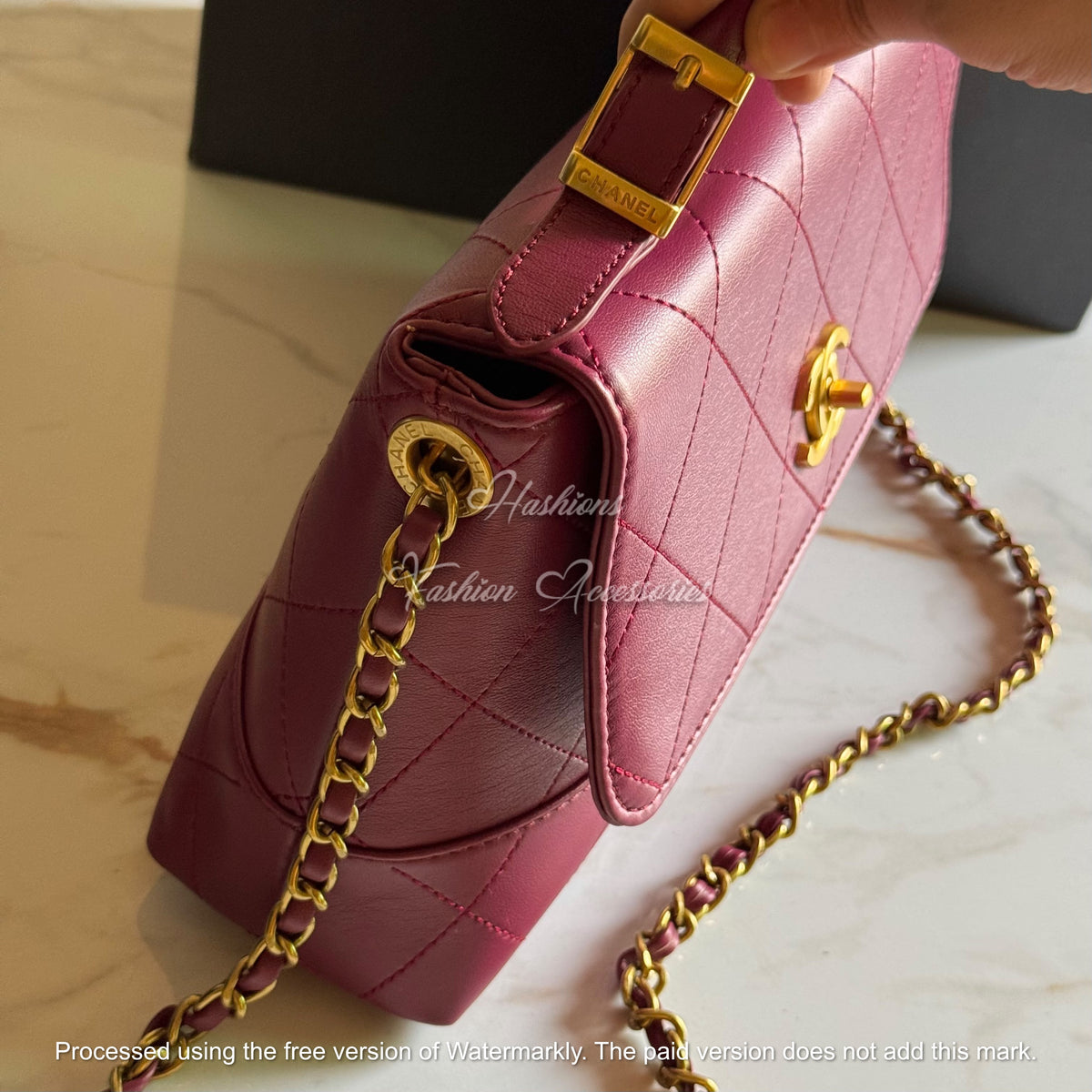 Quilted Top Handle Bag