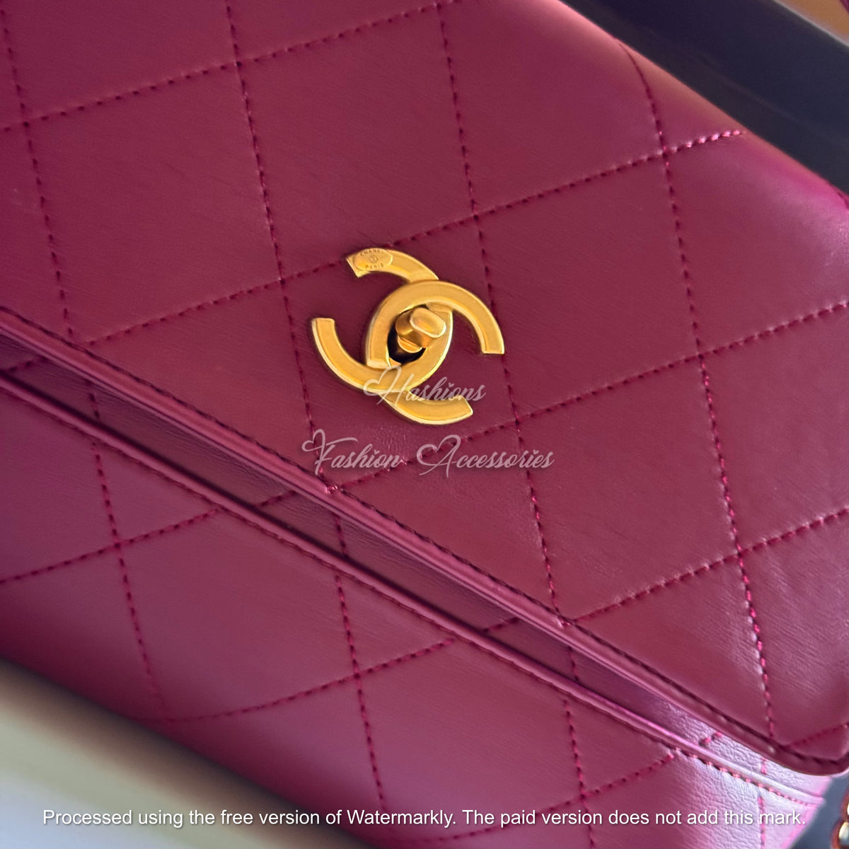 Quilted Top Handle Bag