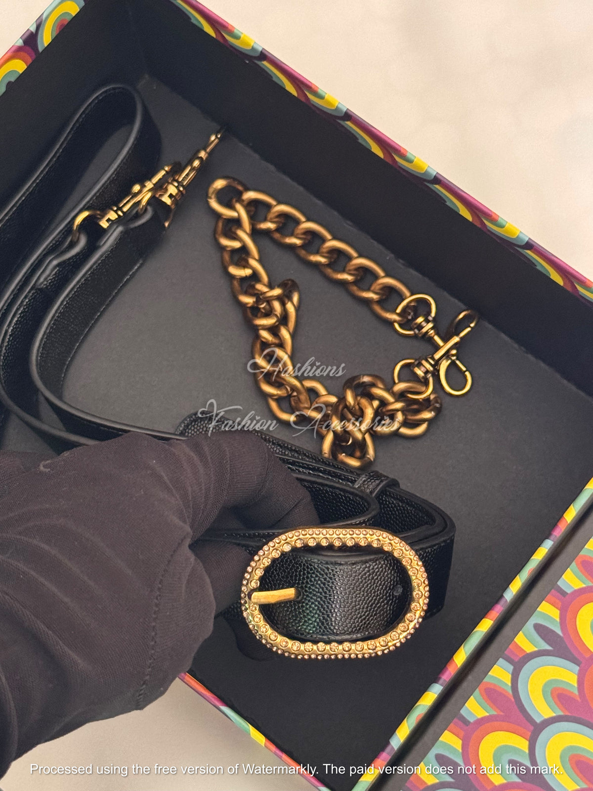 Crown Chain Crossbody Bag