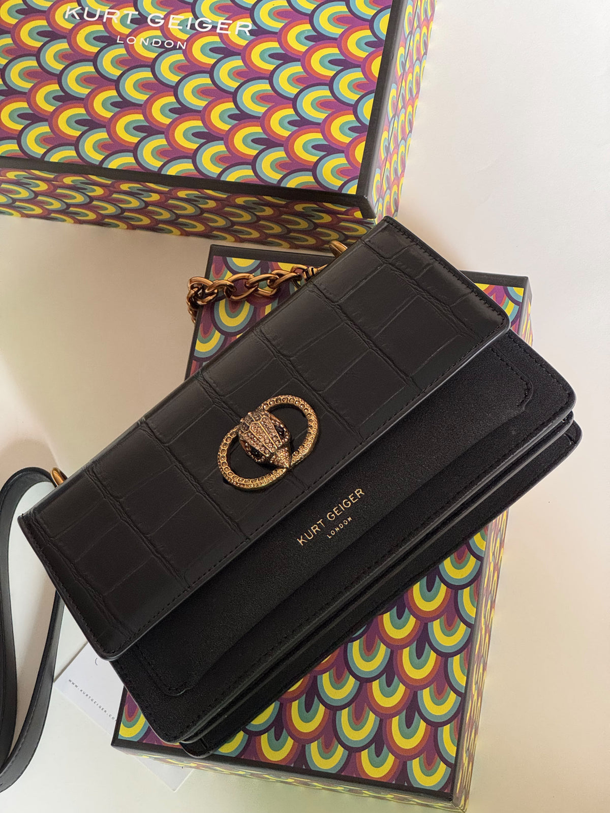 Croc Crown Shoulder Bag