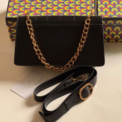Croc Crown Shoulder Bag