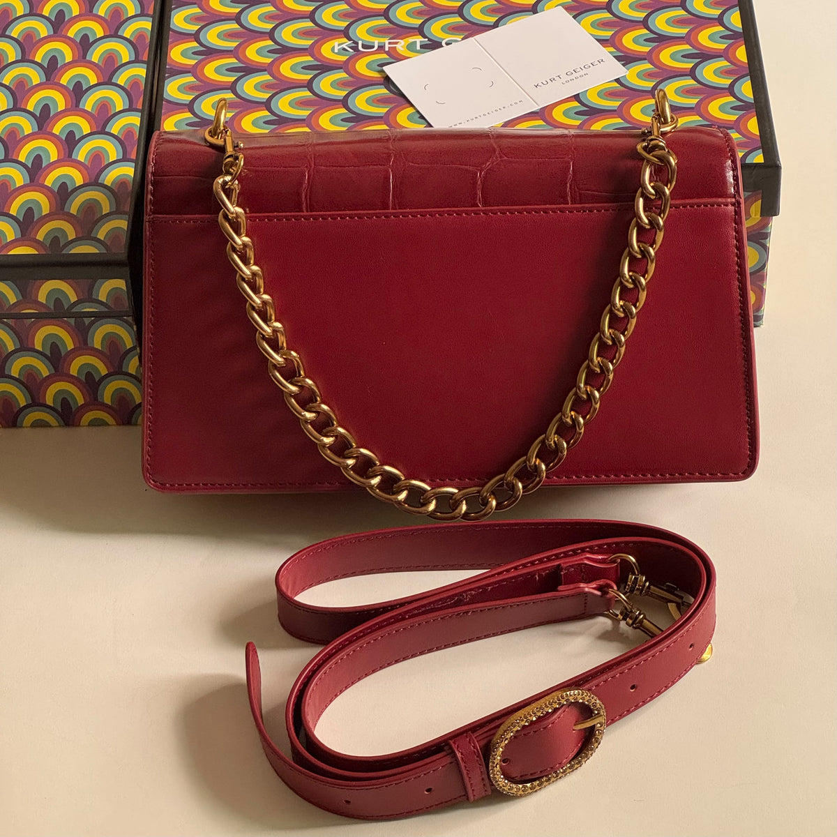 Croc Crown Shoulder Bag