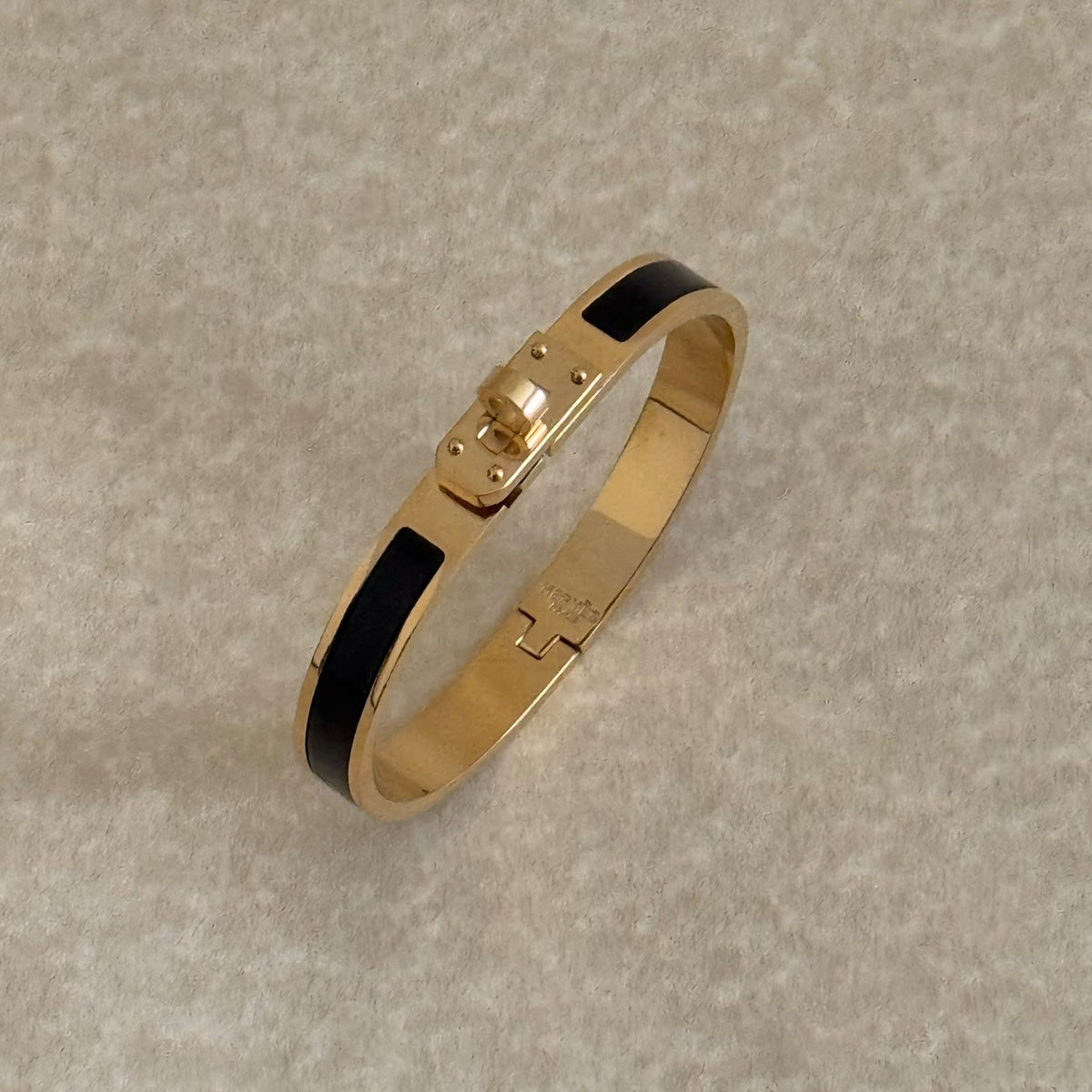 Enamel Lock Bangle
