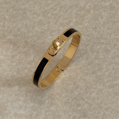 Enamel Lock Bangle